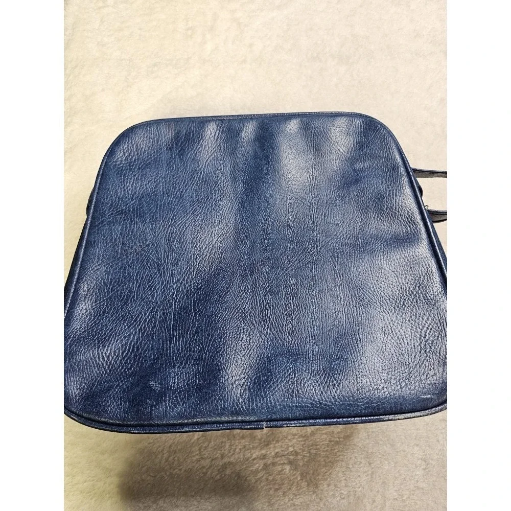 Vintage 1970s Samsonite Cordoba II Carry‎ On Blue Shoulder Bag Tote Weekender